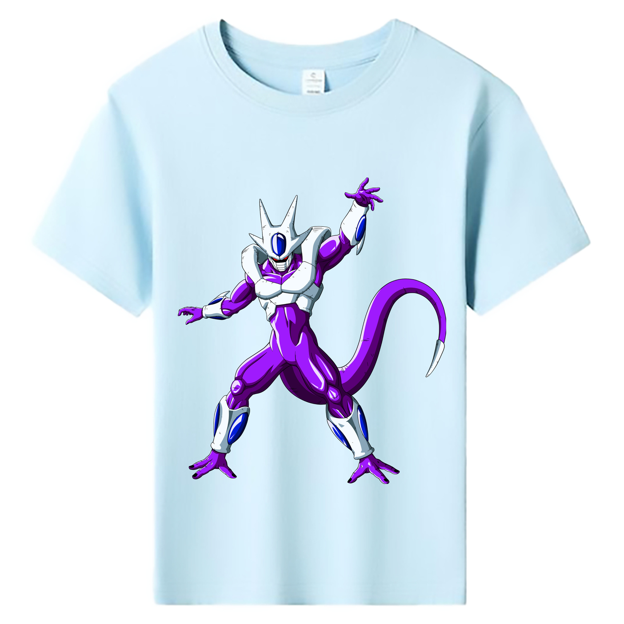 （画像用） ドラゴンボール クウラ DRAGON BALL Cooler Coora 綿100％キッズTシャツ（フロントプリント）
